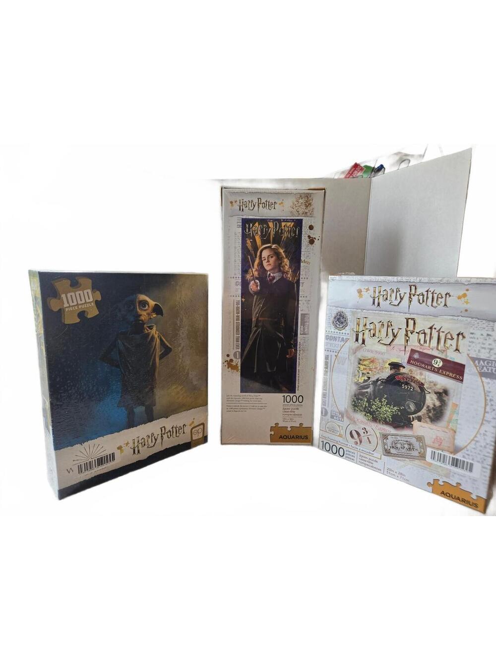 Harry Potter 1000 Piece Jigsaw Puzzle / Qty 3 / Dobby Hermione Hogwarts Express